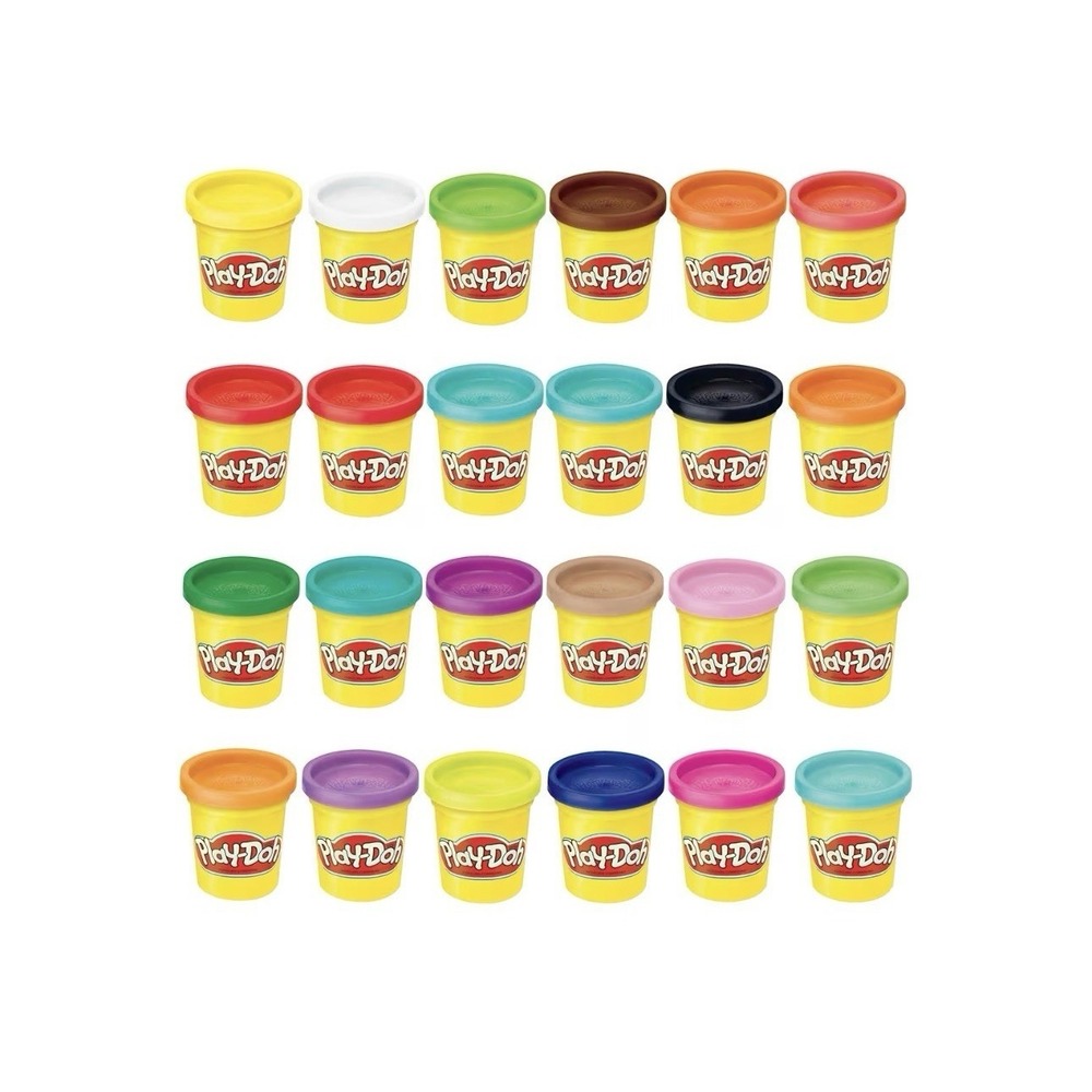 Play-Doh Modeling Compound - 24-Pack Case of‎ Colors, Non-Toxic, 3 Oz Cans